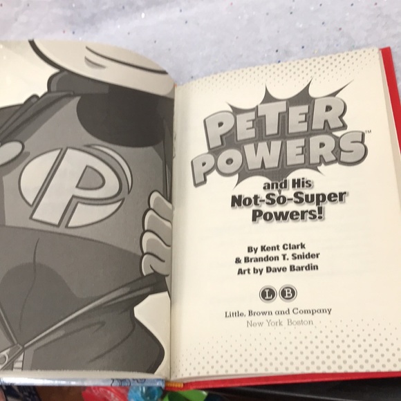 ๐2/10.00๐ Peter Powers and His Not-So-Super Powers hardcover book like new - Picture 5 of 9